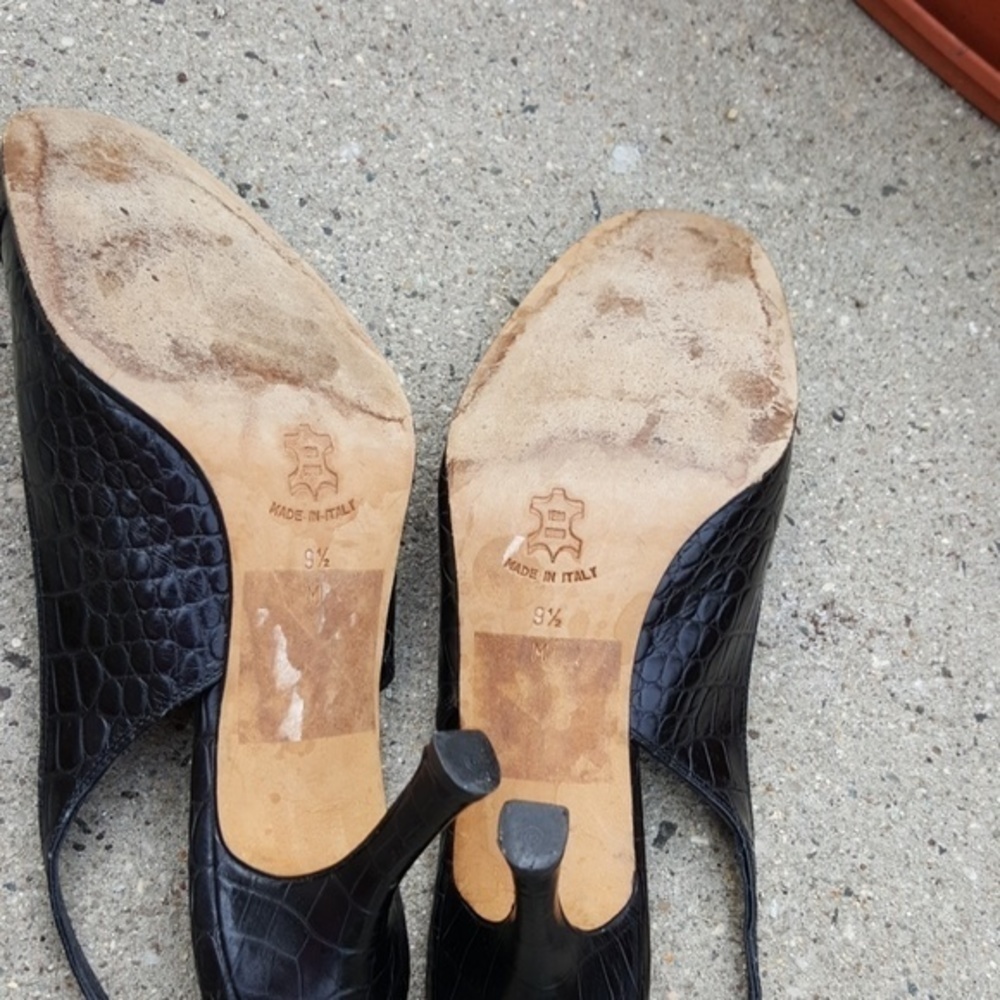 Isaac by Isaac Mizrahi slingbacks 9.5 - Picture 4 of 4